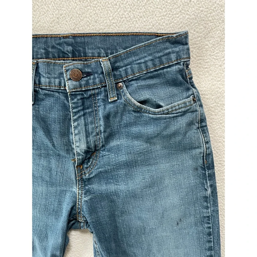 Levis Men 30x30 514 Straight Fit Jeans Blue Medium Wash Stretch Denim 00514-0403